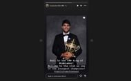 Boris Becker via Instagram stories.